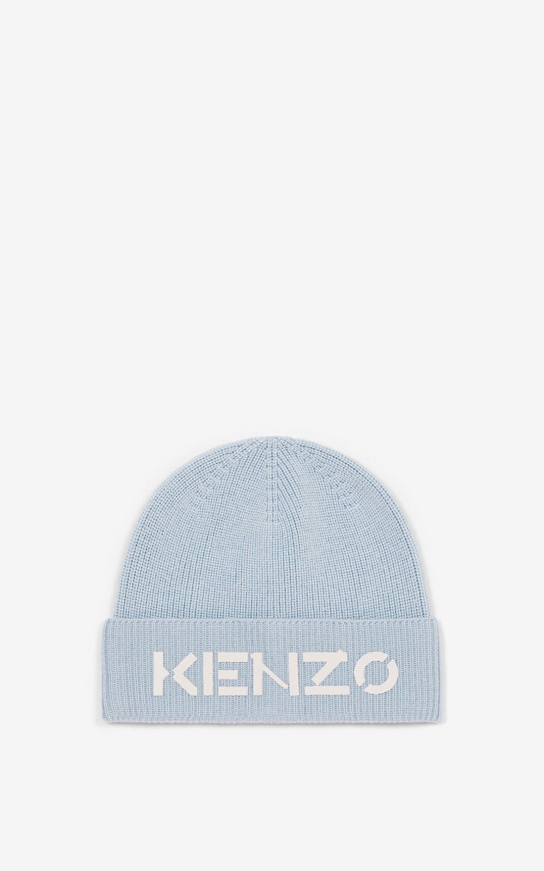 Kenzo Logo knit Kötött Sapka Férfi Szürke | ID.993679